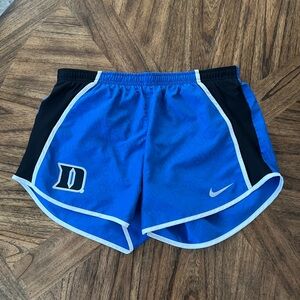Nike Women's “Duke” Blue and Black Athletic Shorts